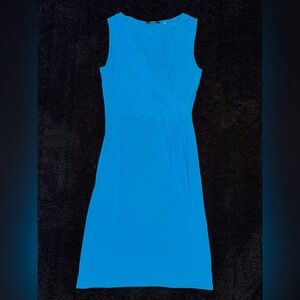 Turquoise Tahari knit sleeveless Hava dress Size S